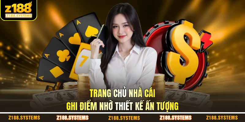 Trang chủ nhà cái ghi điểm nhờ thiết kế ấn tượng